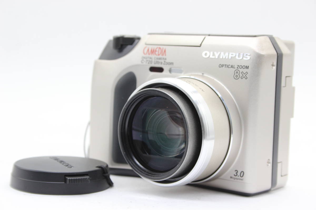 【返品保証】 【便利な単三電池で使用可】オリンパス Olympus CAMEDIA C-720 Ultra Zoom 8x コンパクトデジタルカメラ s1625_画像1