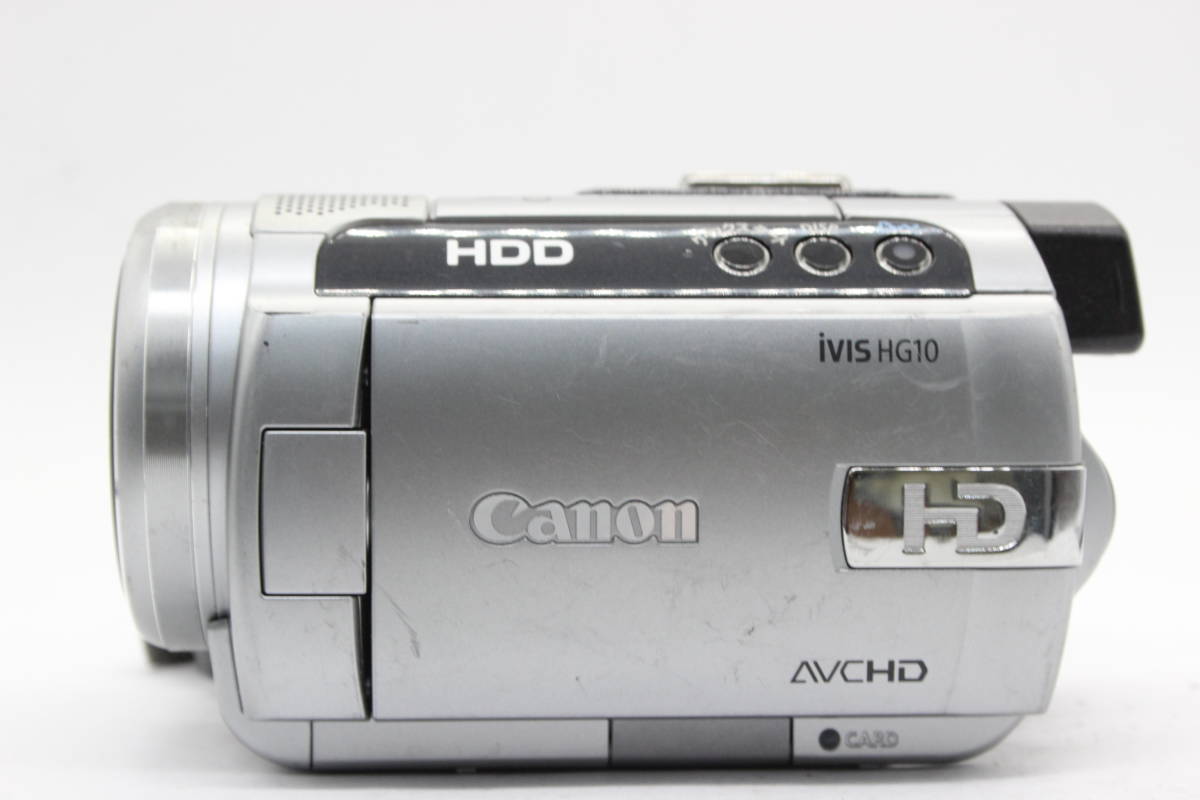 【返品保証】 【録画再生確認済み】キャノン Canon ivis HG10 10x ビデオカメラ s1637の画像5