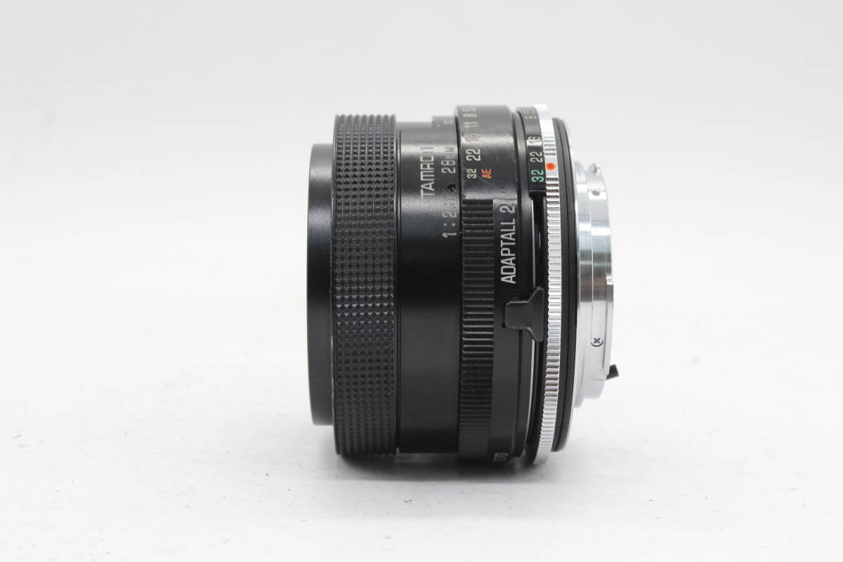 【返品保証】 タムロン Tamron BBAR MC 28mm F2.5 アダプトール2付き MDマウント レンズ s1689_画像3