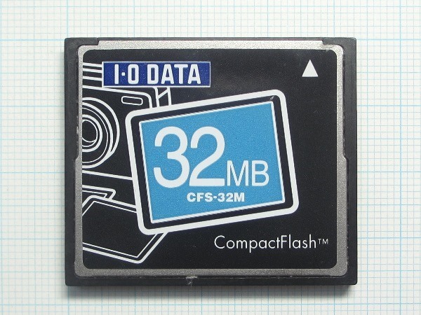 *I*O DATA CompactFlash 32MB used * postage 63 jpy ~
