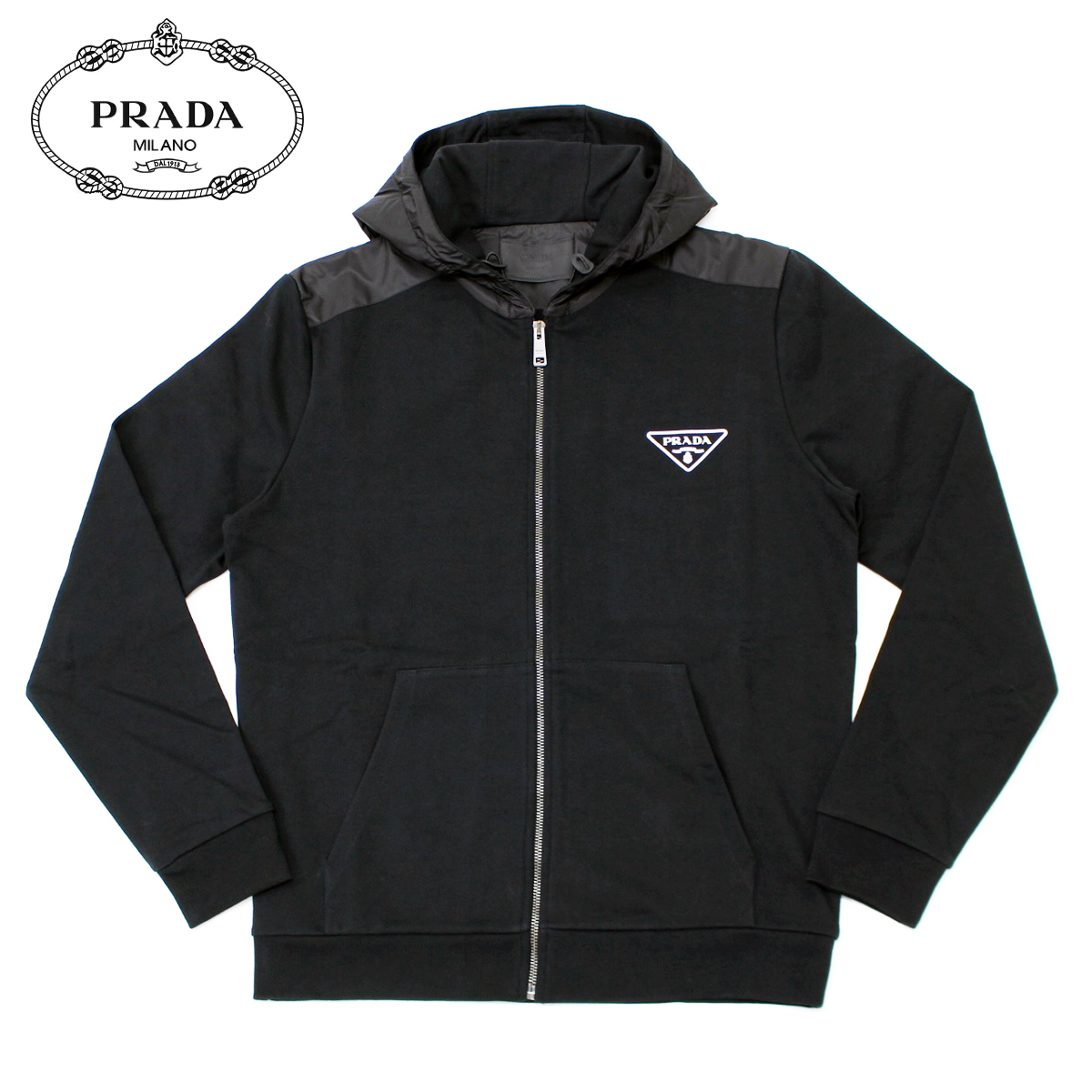 送料無料 1 PRADA プラダ UJL19A 10UF F0002 ブラック ロゴ 送料無料 1 PRADA プラダ UJL19A 10UF F0002 ブラック ロゴ