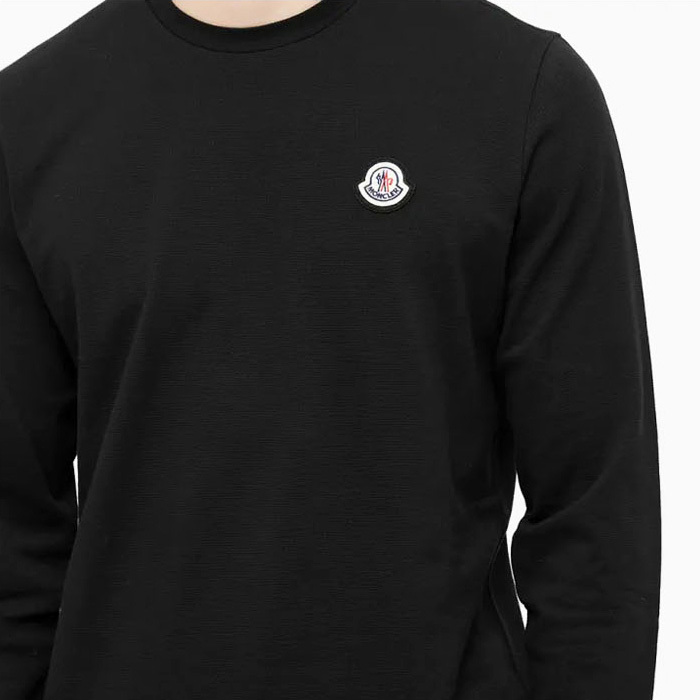 予約販売】本 クルーネック 長袖 Tシャツ ブラック 899RD 8D00005