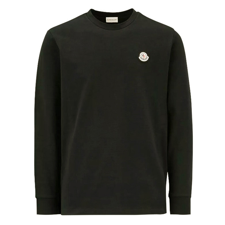 予約販売】本 クルーネック 長袖 Tシャツ ブラック 899RD 8D00005