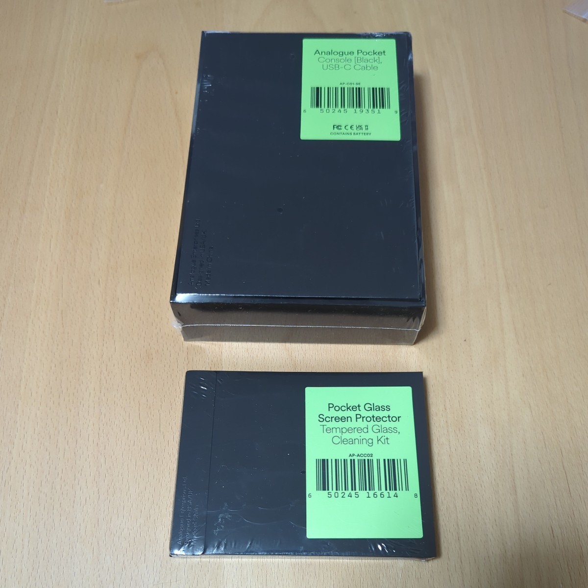 新品】Analogue Pocket (Black) + Tempered Glass セット アナログ