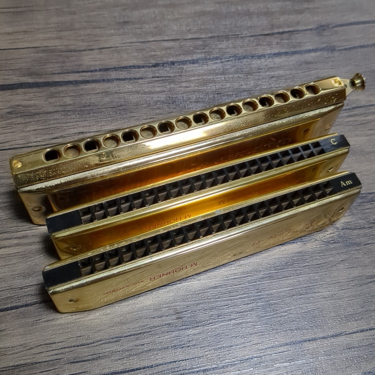 HOHNER　クロマチックハーモニカ　スーパー64 　デラックス21 　ヴィンテージ　ドイツ製　長期保管品_画像2