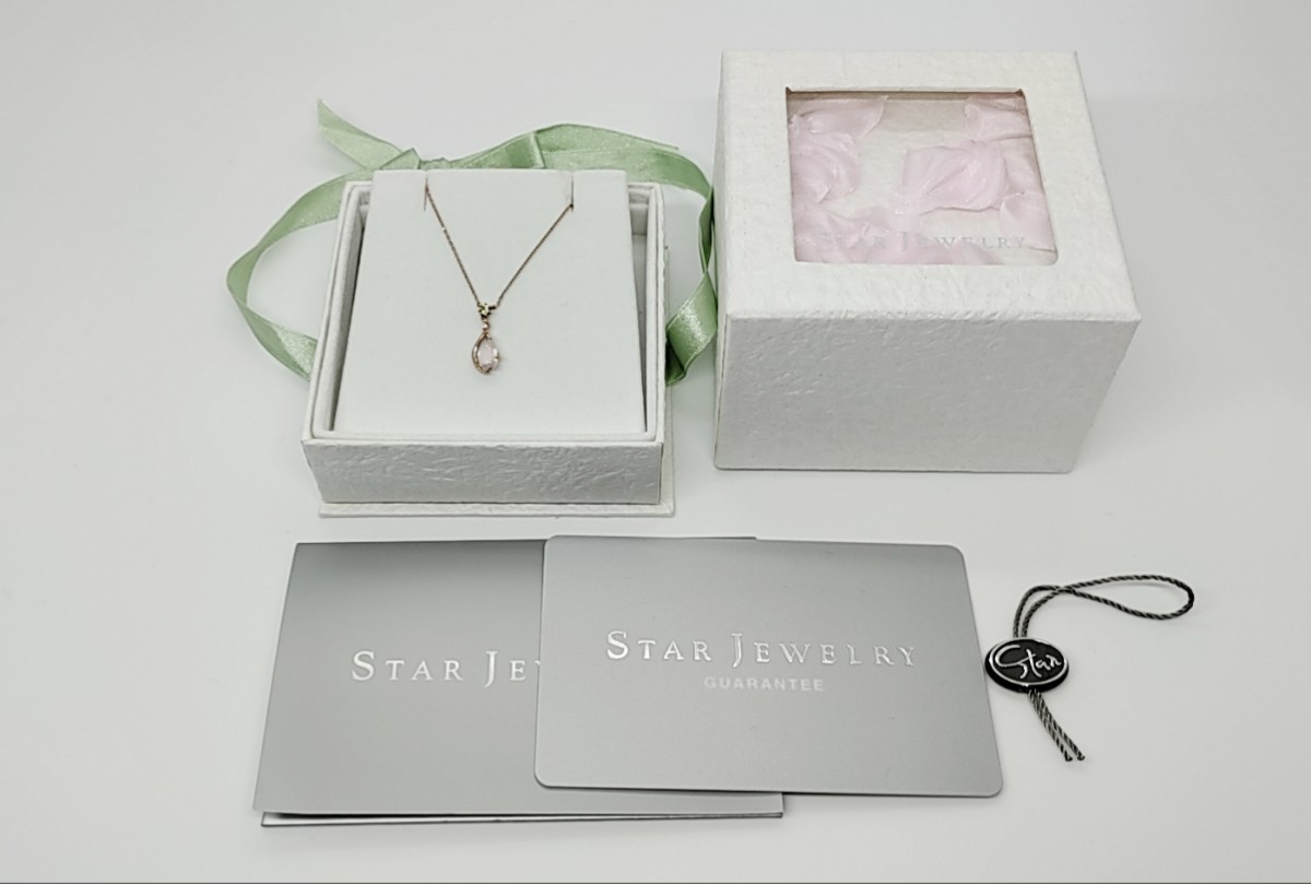  померить только! Star Jewelry SAKURA seasonⅡ ограничение колье 2018 оливин rose кварц diamond 