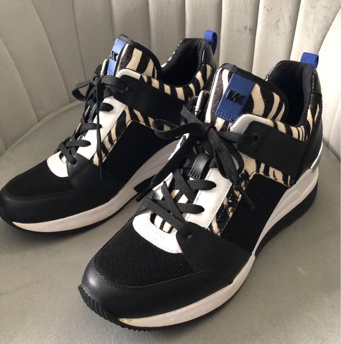 MICHAEL KORS マイケルコース ヒールスニーカー ゼブラ柄|Yahoo MICHAEL KORS マイケルコース ヒールスニーカー ゼブラ柄|Yahoo