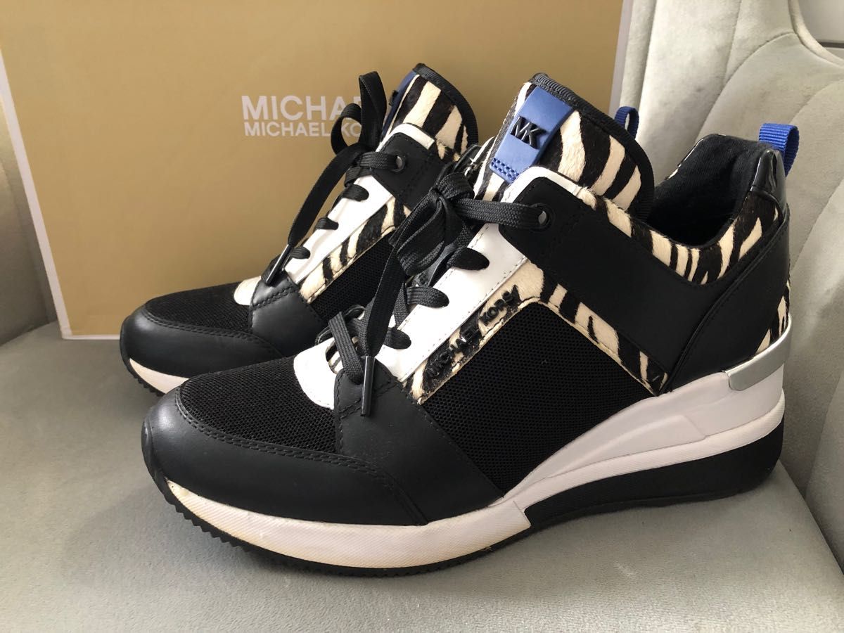 MICHAEL KORS マイケルコース ヒールスニーカー ゼブラ柄|Yahoo MICHAEL KORS マイケルコース ヒールスニーカー ゼブラ柄|Yahoo