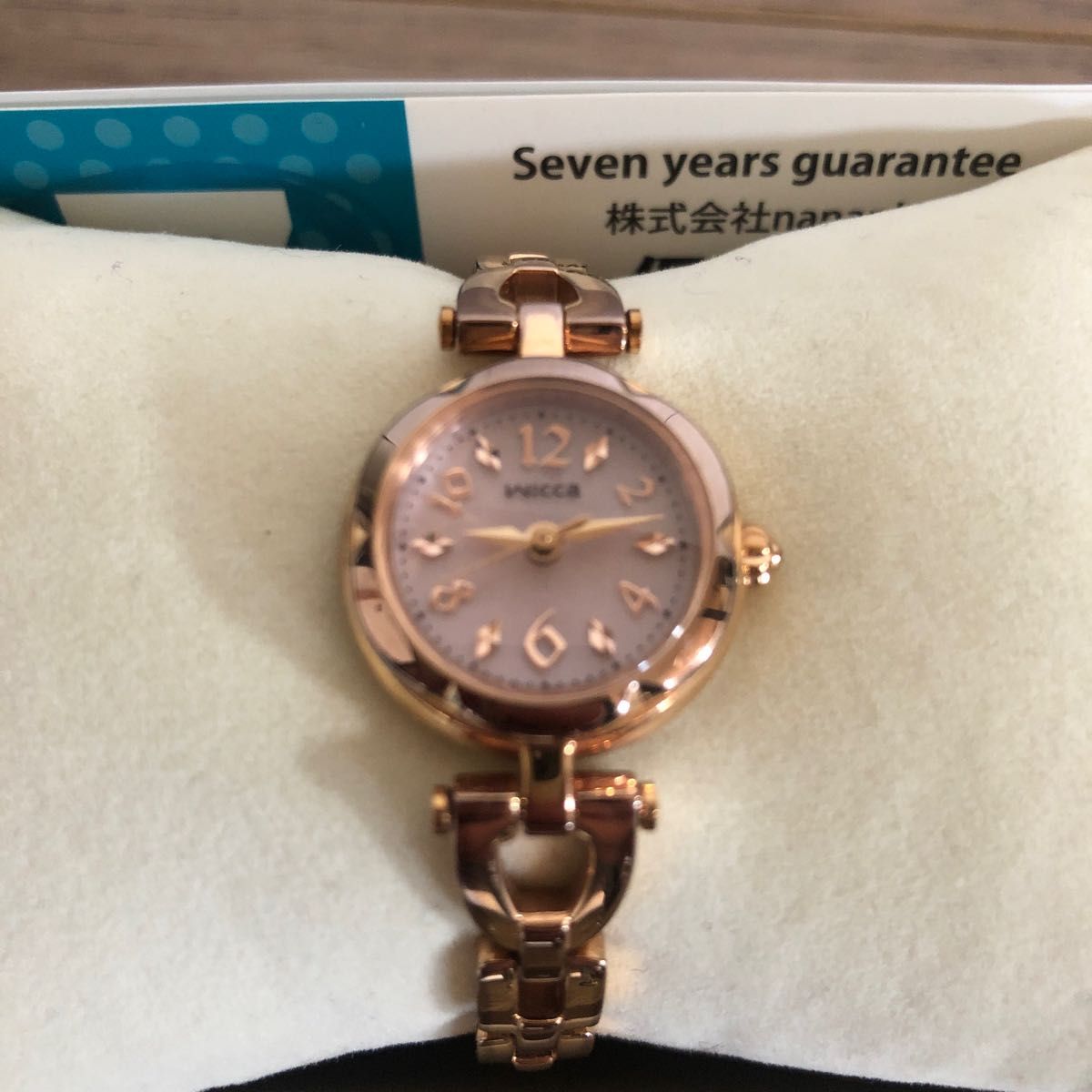 CITIZEN  Wicca  ウィッカ　レディース　ソーラー腕時計　薄ピンク　美品 ソーラー時計　2024 春