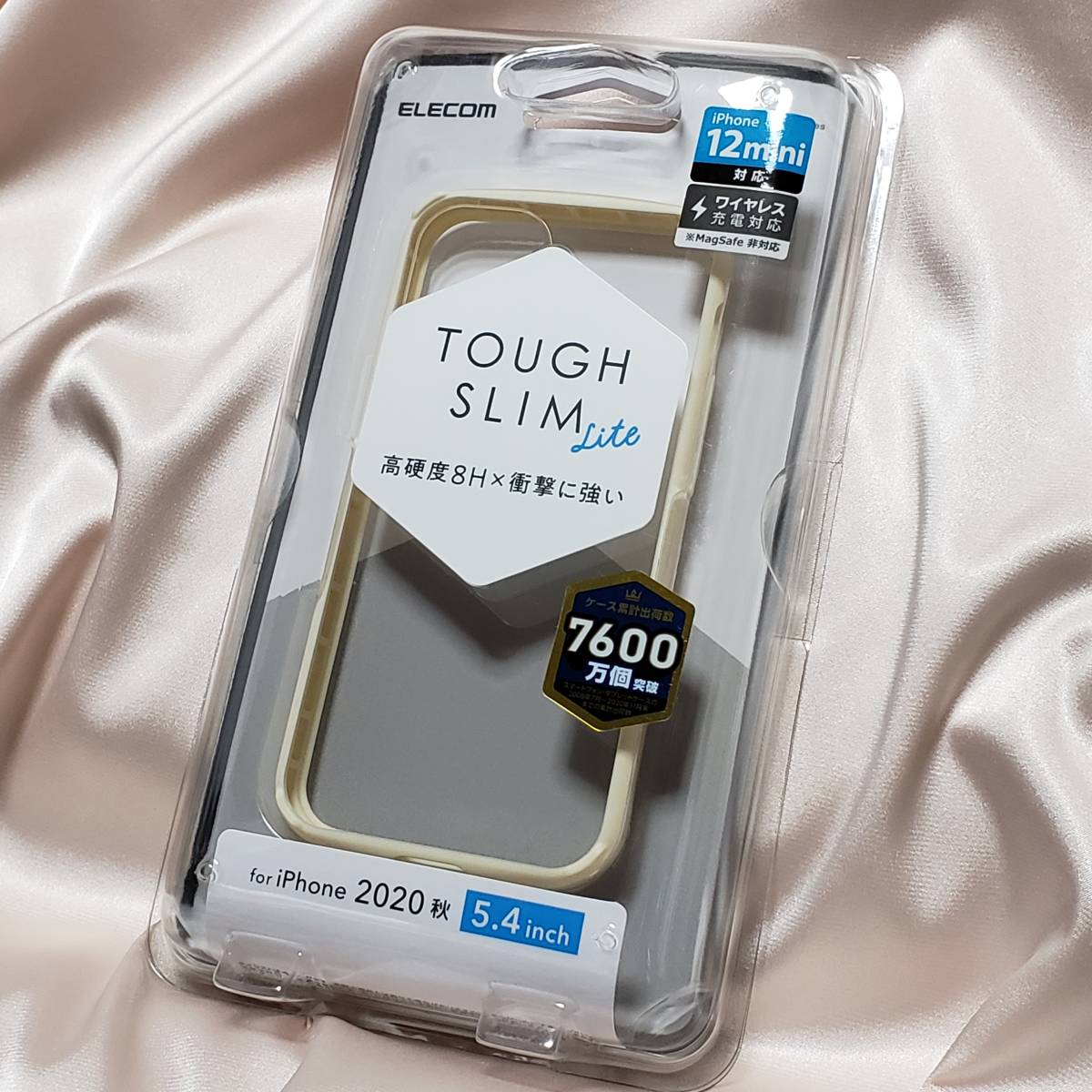 《送料無料》iPhone 12mini ケース　カバー TOUGH SLIM LITE 高硬度8H (アイボリー)_画像7