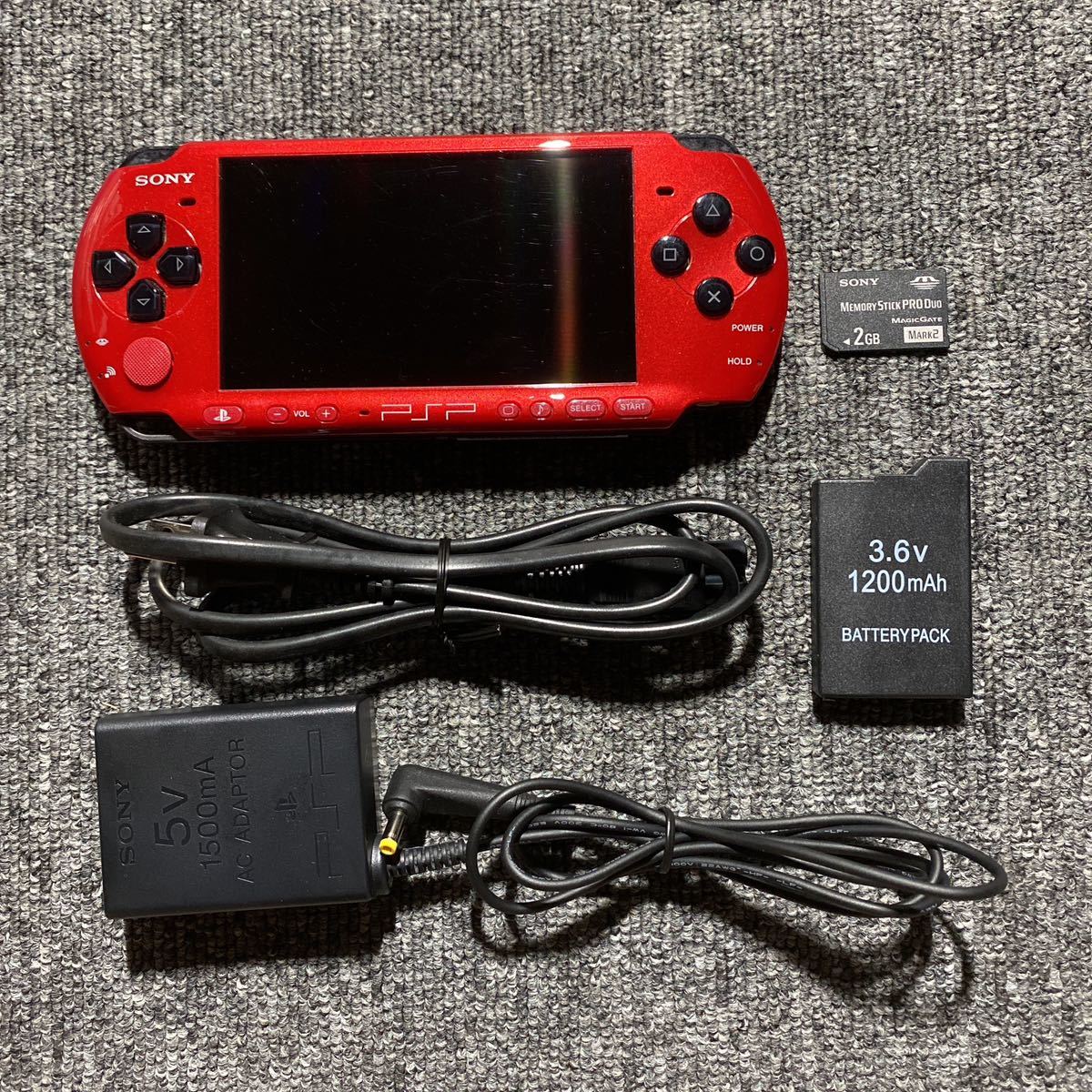 PSP PSP-3000 レッドブラック 一式セット 商品细节 | 雅虎拍卖 | One