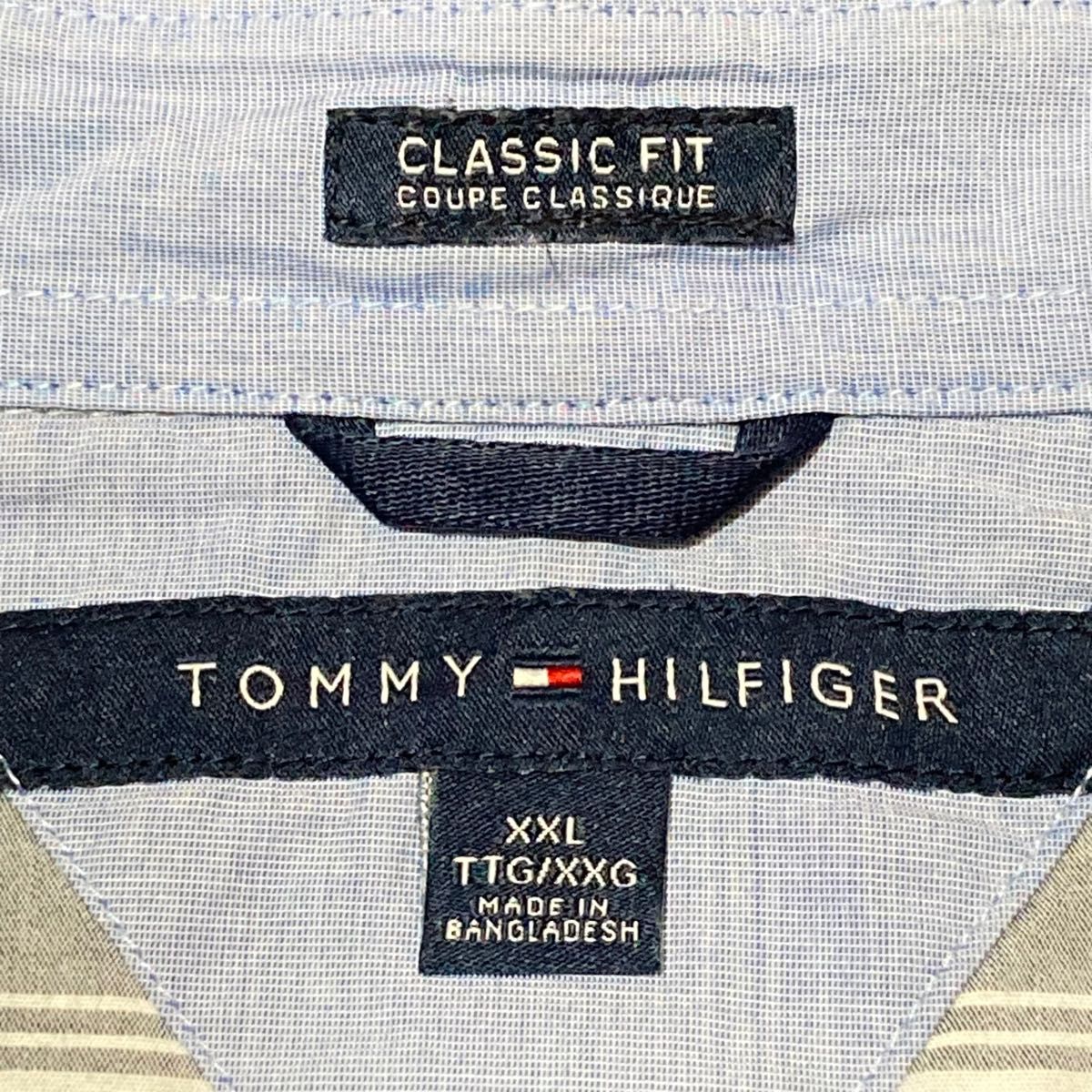 TOMMY HILFIGER トミーヒルフィガー 半袖シャツ  XXL ゆるだぼ