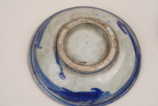 古美術 中国 清時代 筆洗 青磁 皿 盃 2点_画像9