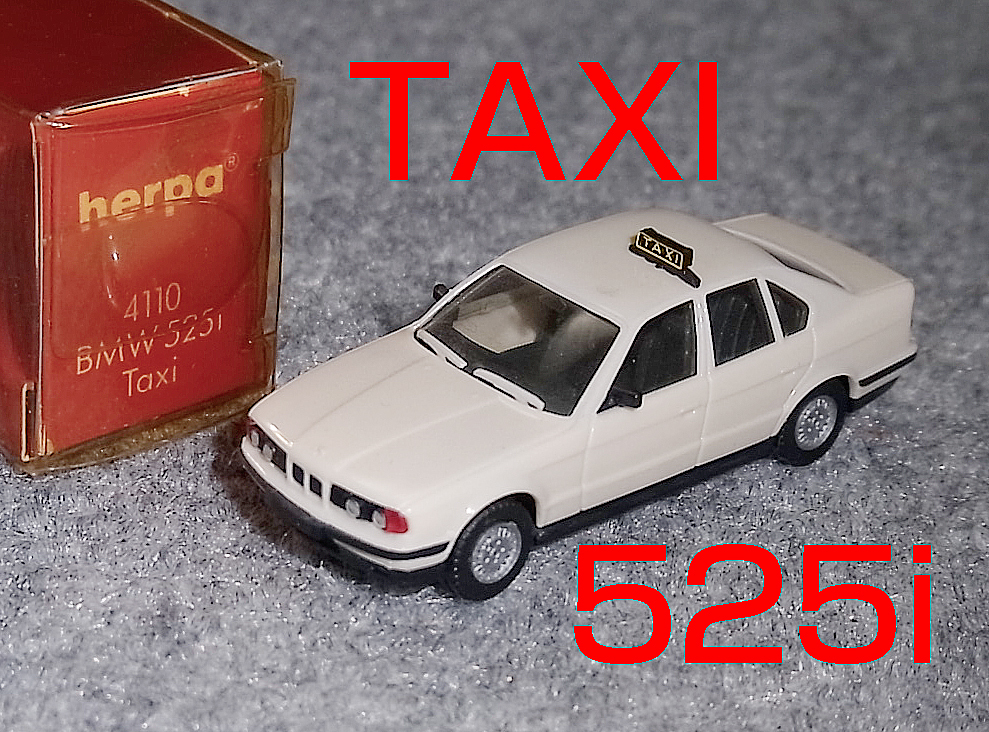 1/87 BMW 525i такси (E34) крем 5 серии HERPA Herpa TAXI