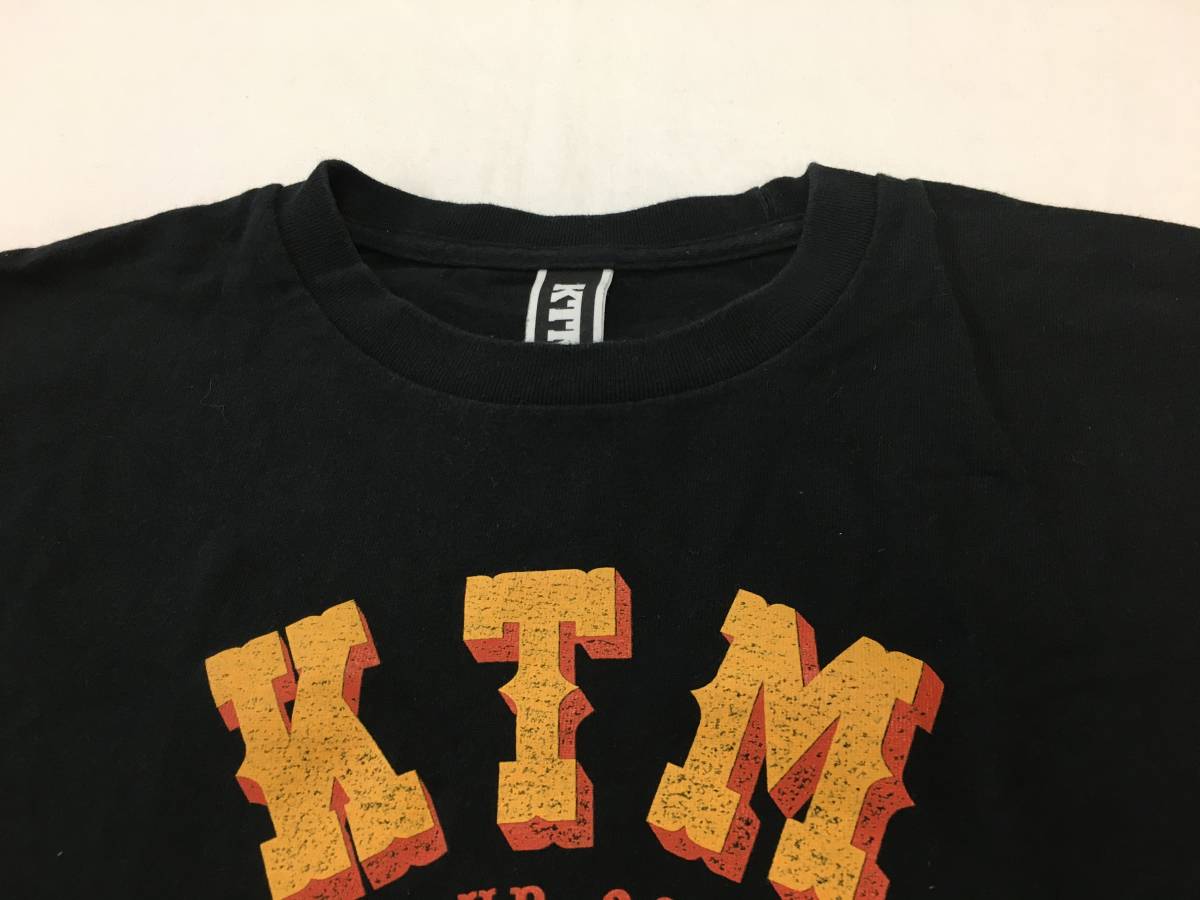 KTM TOUR 2019 Ketsumeishi Tour 2019 T-shirt black orange M size man and woman use 02