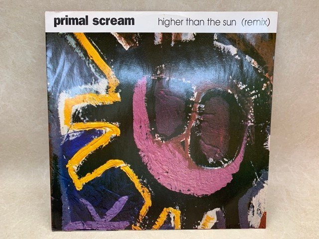 中古12インチ Higher Than The Sun (remix) Primal Scream プライマルスクリーム Andrew Weatherall The Orb JAH WOBBLE　CIF907_画像1