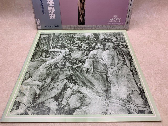 中古4LP バッハ　マタイ受難曲 カール・リヒター MAF8149 アルヒーフレコード　CIF919_画像4