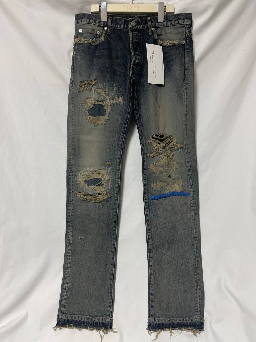 新品 2010 10ss UNDERCOVER ZOZO 限定 68 DENIM PANTS 68デニム 4 (E9501)(N-13-22)