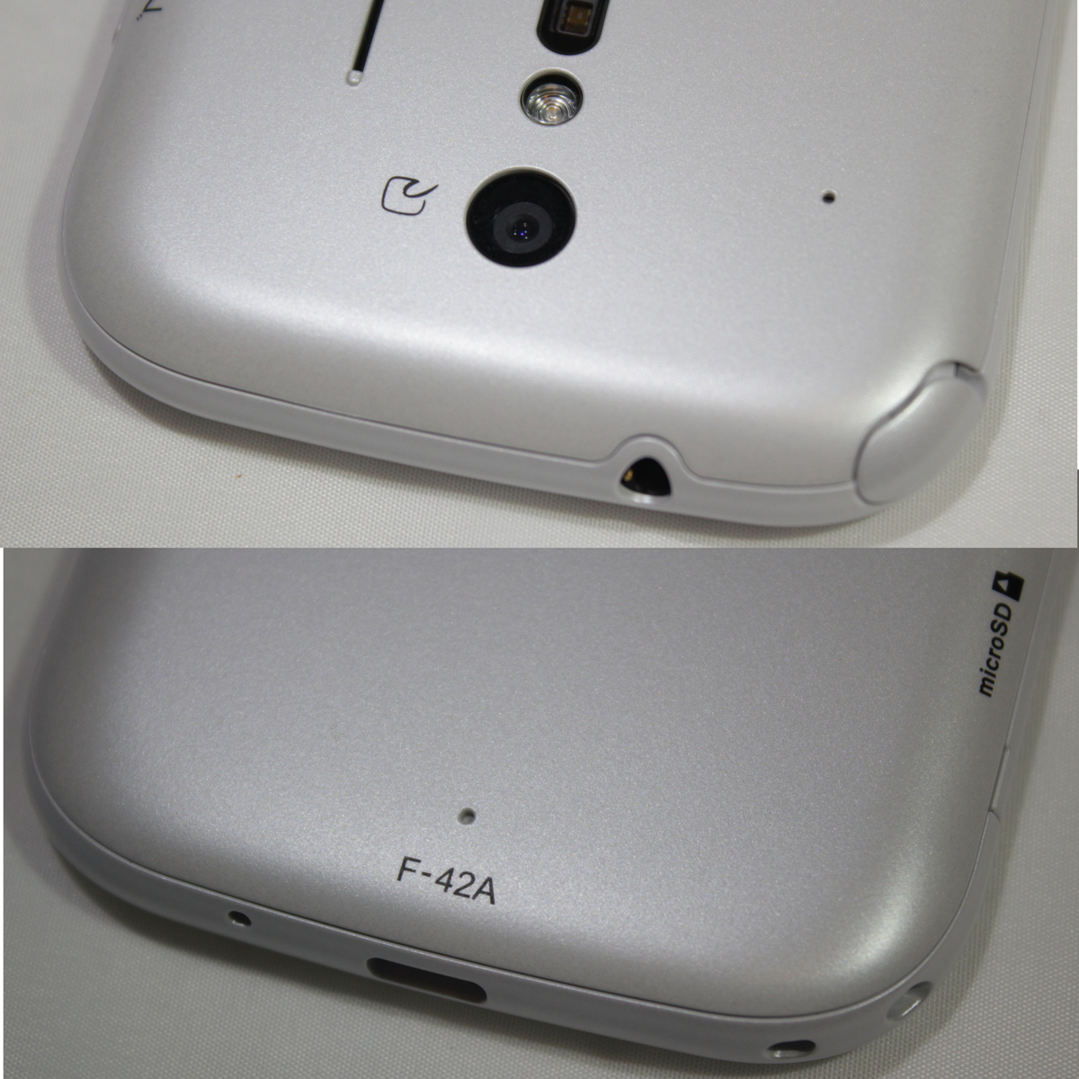 らくらくスマートフォン F-42A ホワイト 判定◯ docomo Fujitsu ドコモ 富士通 FCNT White SIMフリー /n_画像8