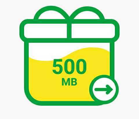 マイネオ パケットギフト 500MB 0.5GB mineo ※取引メッセージにて送付無料_画像1