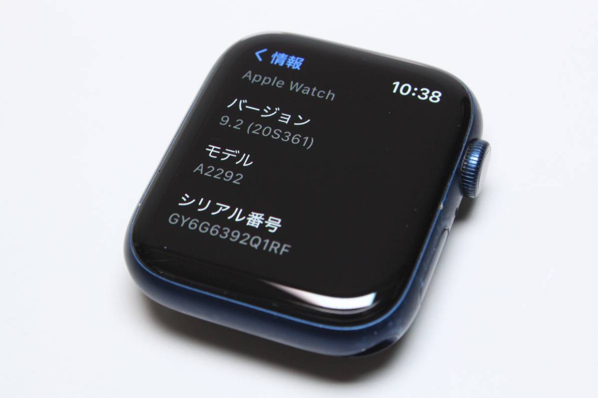 新品 Apple 6/GPS/44mm/A2292〈M00J3J/A〉⑤ Series Watch スマート