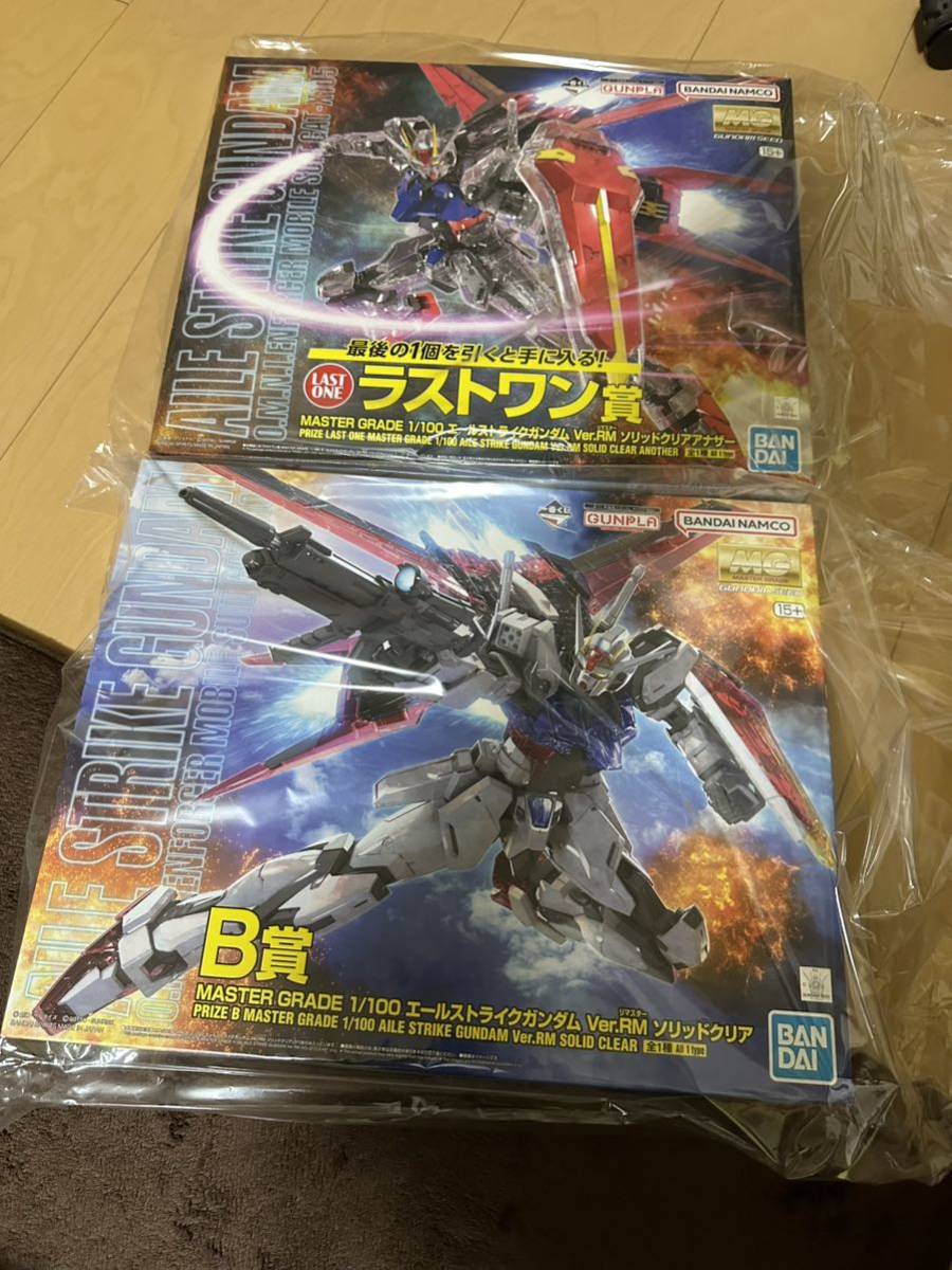 一番くじ ガンプラ 2023 B賞MG エールストライクガンダム ソリッドクリアラストワン賞 MGエールストライクガンダム アナザークリア