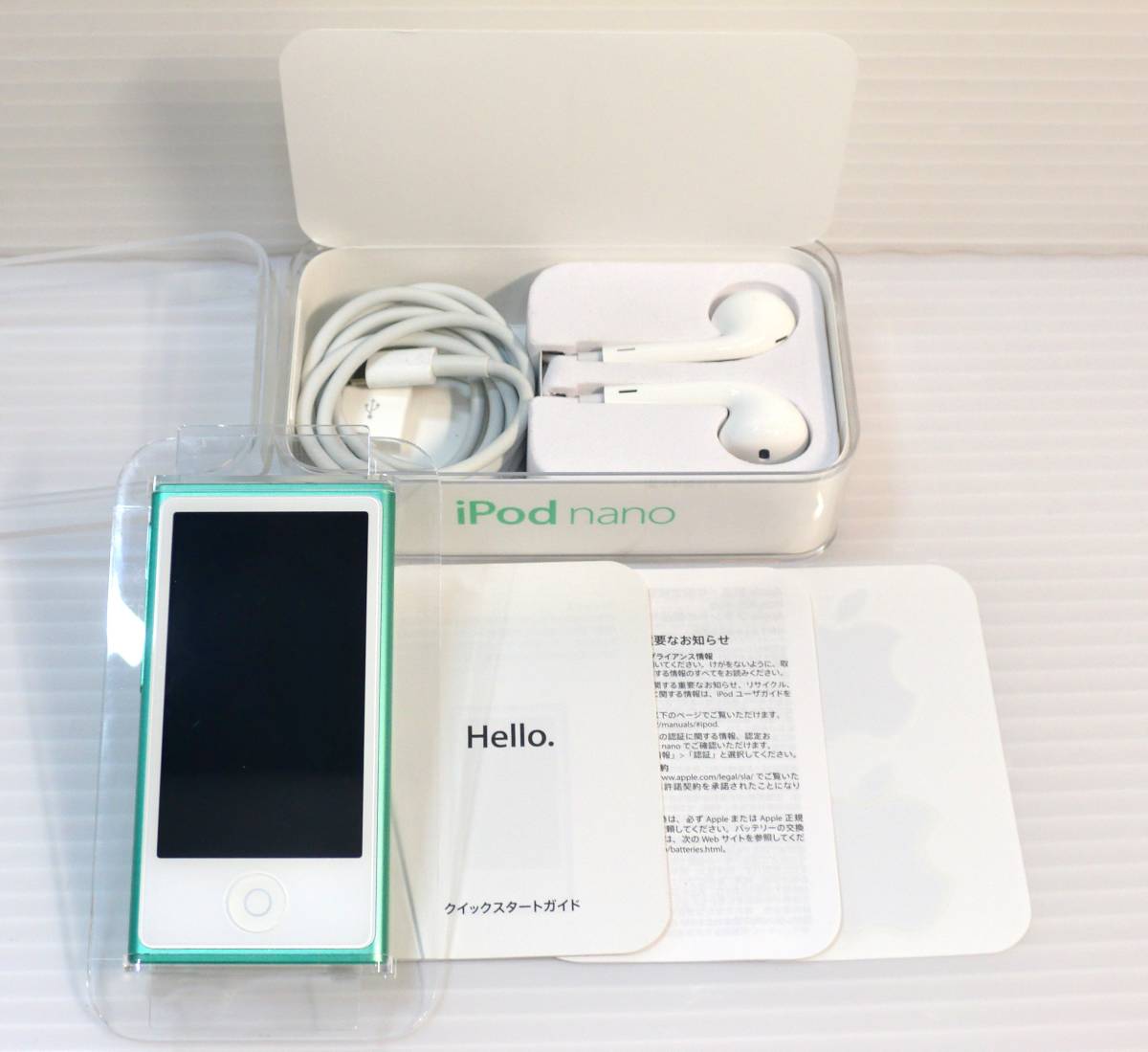 最安値】 16GB MD478J/A ◇ A1446 第7世代 Nano iPod ☆ 展示品