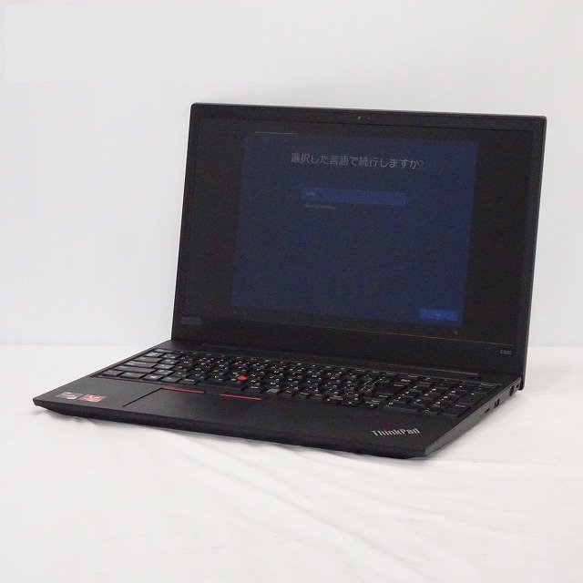 Lenovo ThinkPad E595 AMD Ryzen 5 3500U 2.1GHz/8GB/SSD256GB/15インチ/Win10Pro【山形出荷】