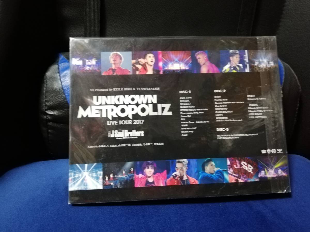 {Blu-ray Disc} three generation J Soul Brothers LIVE TOUR 2017 UNKNOWN METROPOLIZ (Blu-ray Disc3 sheets set )( the first times production limitation record ) booklet attaching 