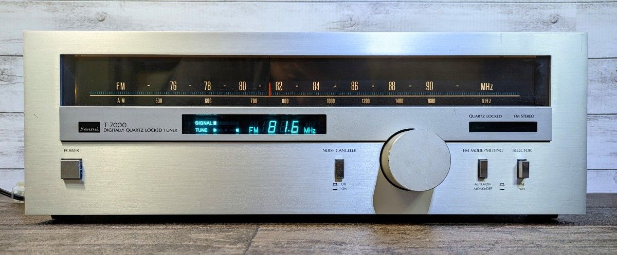 美品】Sansui サンスイ AM/FMチューナー T-7000|Yahoo!フリマ 美品】Sansui サンスイ AM/FMチューナー T-7000|Yahoo!フリマ
