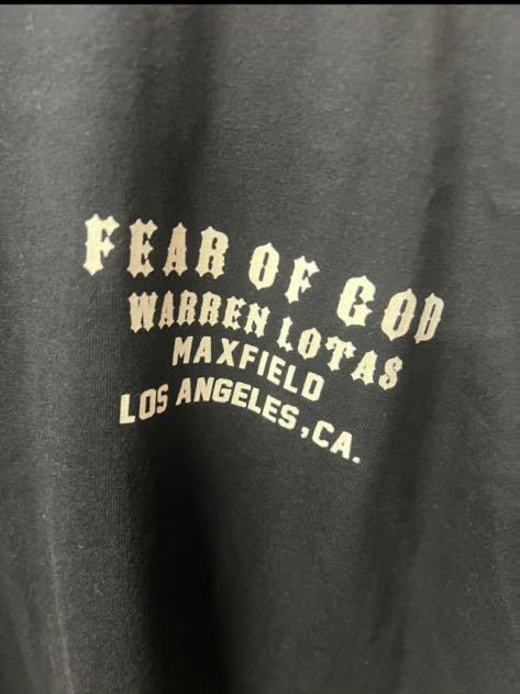 インターネットショッピングにて購入の正規品 タオ FOG FEAR OF GOD