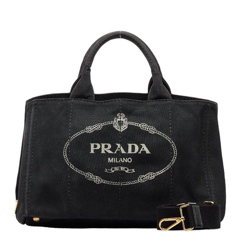 人気✨PRADA カナパ SSサイズ ハンドバッグ 2wayショルダー ブルー