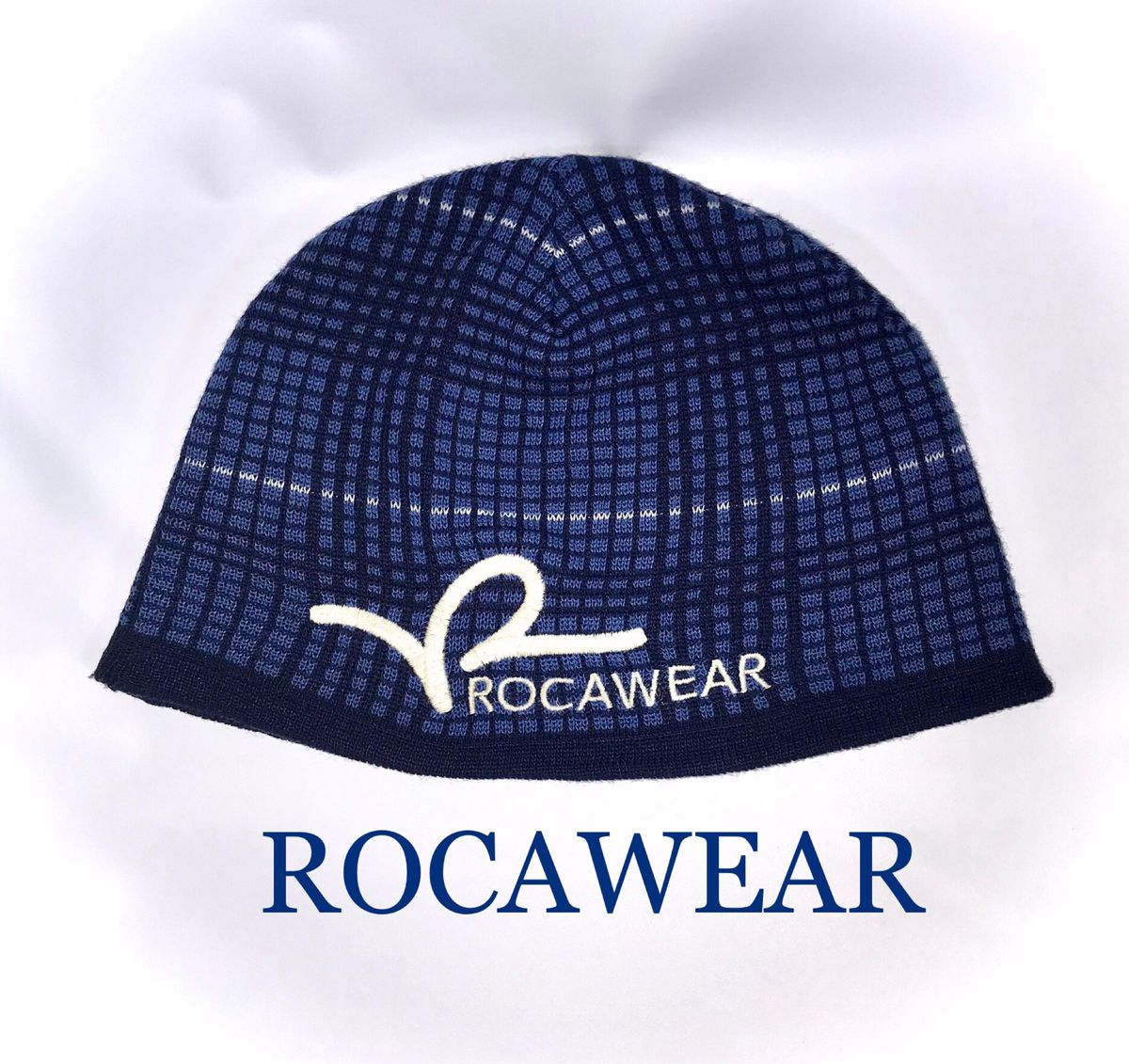 ROCAWEAR  ロカウェア　ビーニー　ニット帽　ネイビー　希少　ヒップホップ  Beanie ニットキャップ