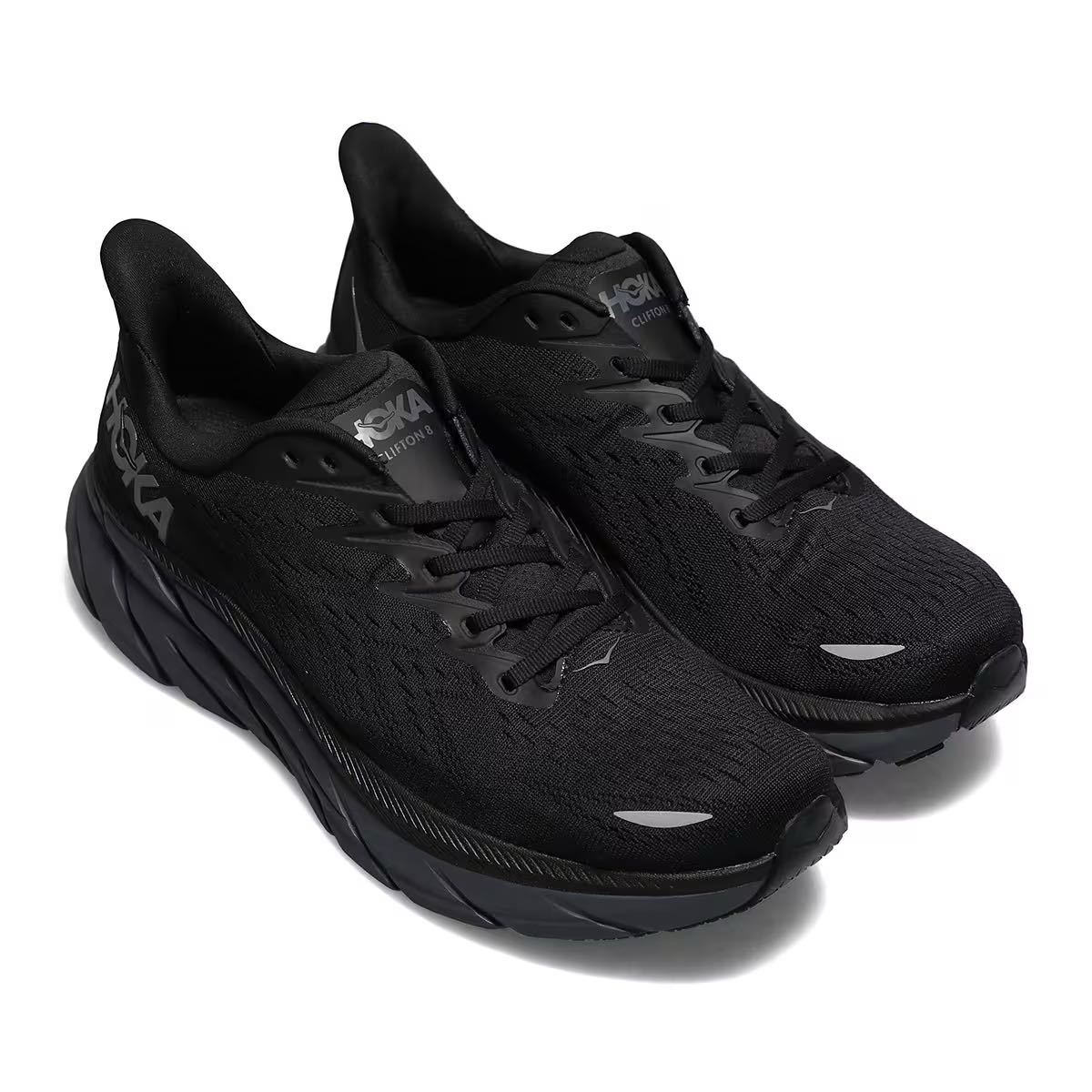 新品】HOKA ホカ CLIFTON8 クリフトン8 ブラック 26.5cm-