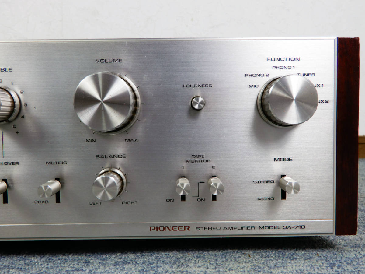 PIONEER ◇ パイオニア プリメインアンプ SA-710 状態良好 ◇ 音出し