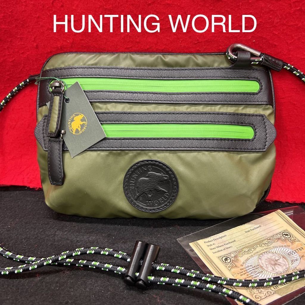 未使用】サコッシュ☆ショルダーバッグ☆HUNTING WORLD 商品细节