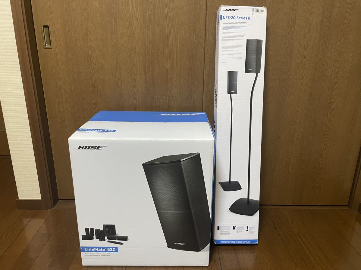 希少 箱付き 動作品 Bose CineMate 520 5.1ch シネメイト ホームシアター システム ウーファー UFS-20 スタンド未使用_画像1