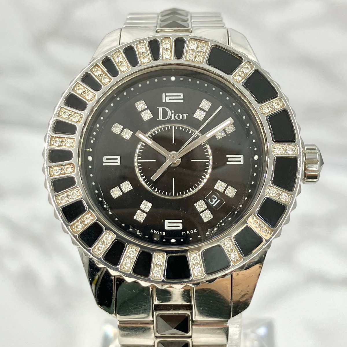 柔らかい クリスタル時計 クリスチャンディオール Dior 【美品