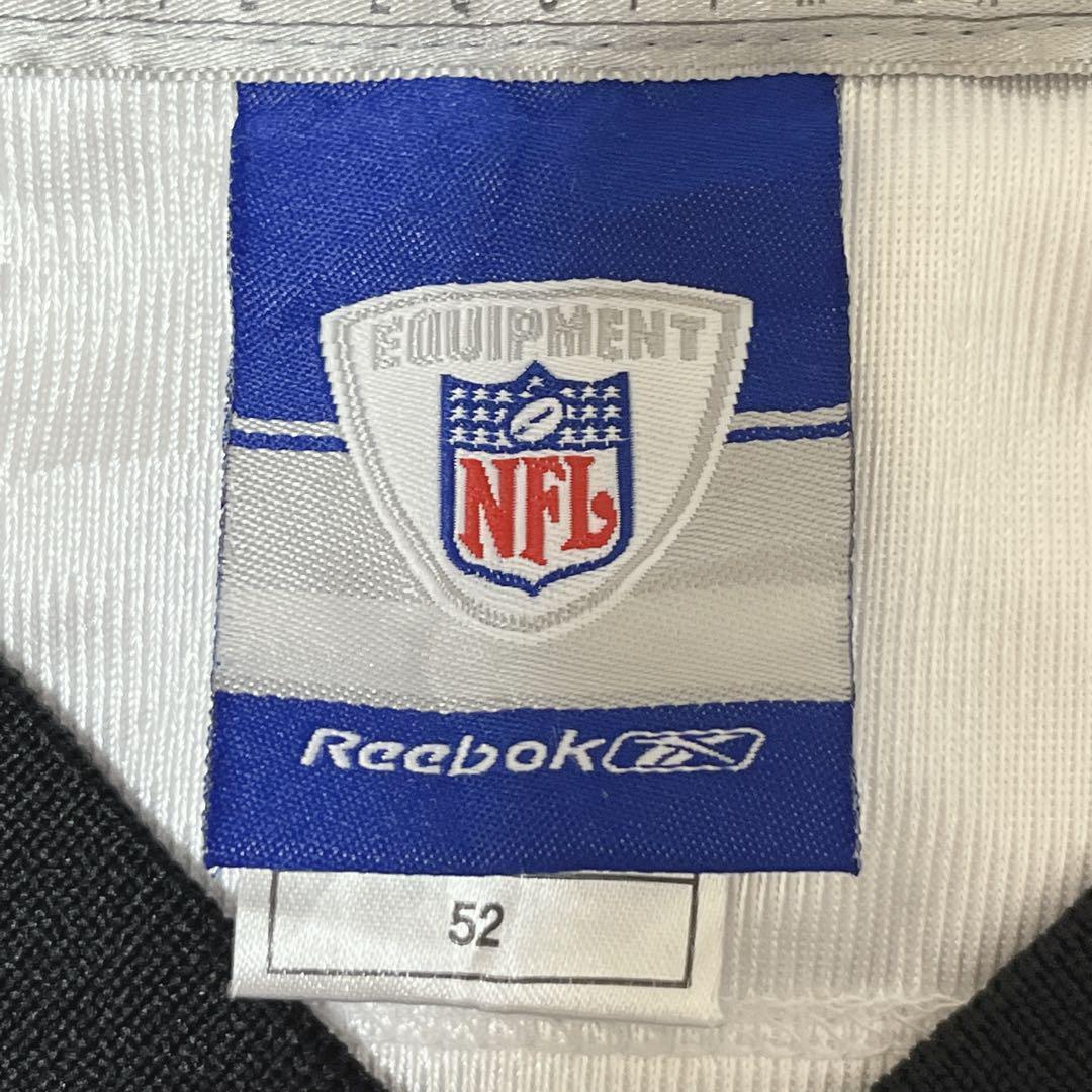 Reebok リーボック NFL パンサーズ ホッケーシャツ 3XL シルバー ゲームシャツ アームロゴ ストリート レイヤード US古着 HTK1963_画像7