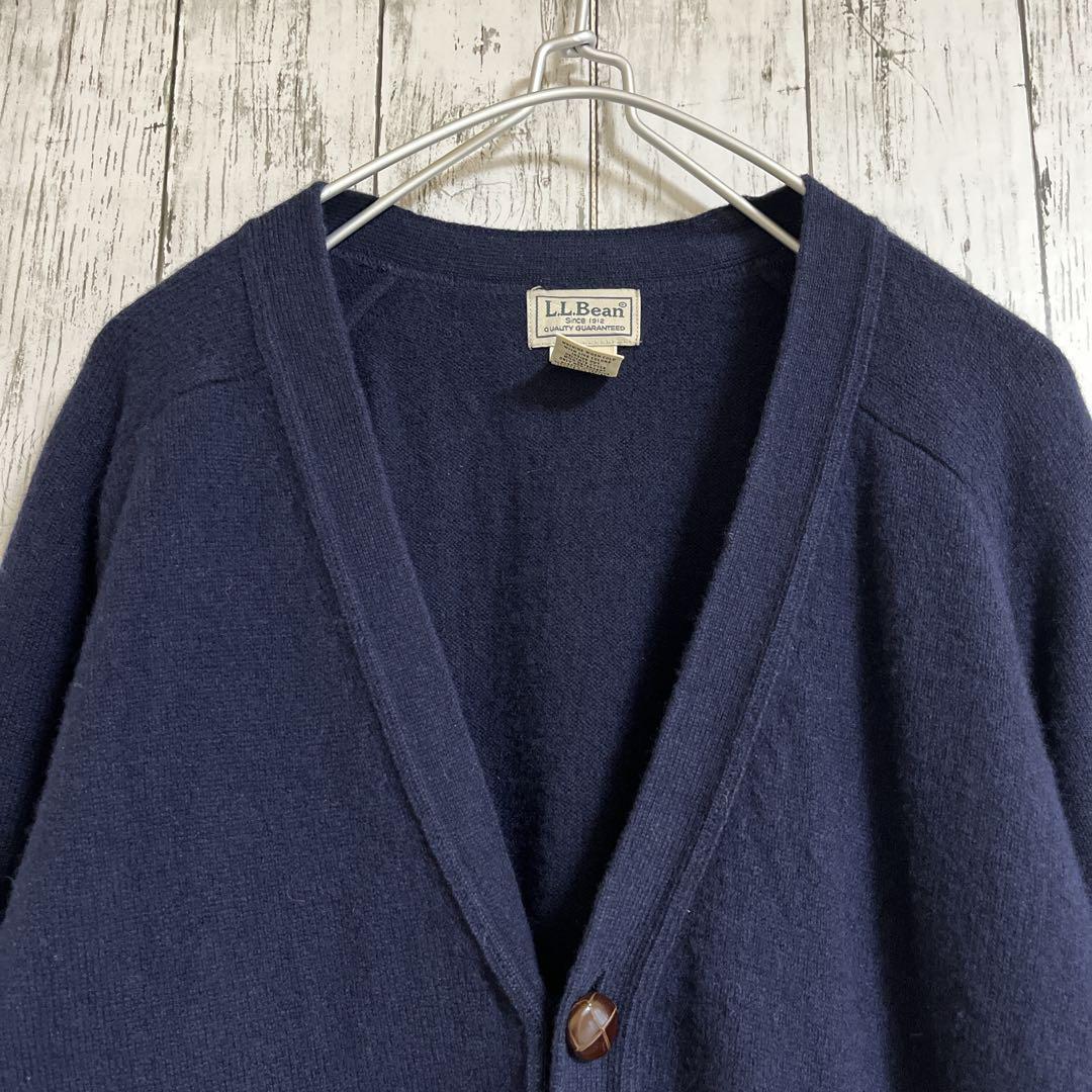 LLBean エルエルビーン カーディガン ニット L 紺 ネイビー LLBean エルエルビーン カーディガン ニット L 紺 ネイビー