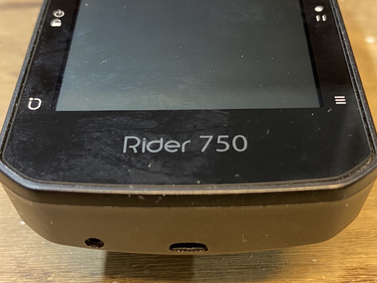 GY598 ブライトン bryton ライダー Rider 750 サイクルコンピューター ※初期化不可 GPS接続不可のためジャンク_画像7
