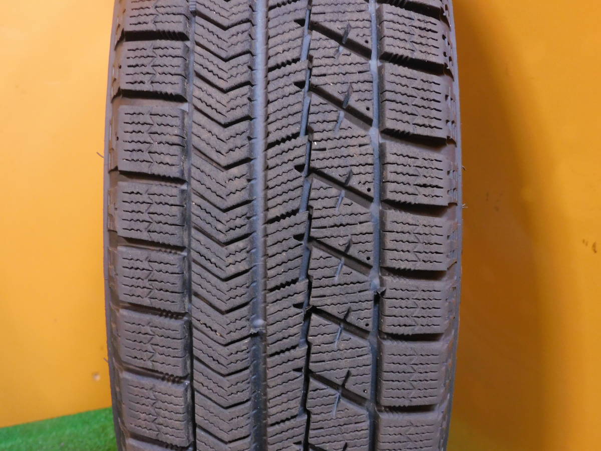 155/65R13 BRIDGESTONE BLIZZAK VRX 製造年2021×3 2020×1 鉄ホイール 13×4.00B 4×100 バリ溝★C526_画像9