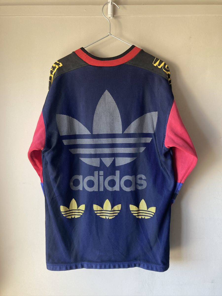 【激レア】80s adidas ヴィンテージ ゲームスウェット デサント社製　長袖シャツ