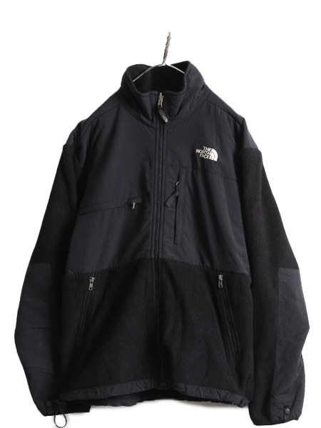 ノースフェイス デナリ ジャケット メンズ M / The North Face DENALI アウトドア フリース ジップアップ ジャンパー ブラック ブルゾン 黒_画像1