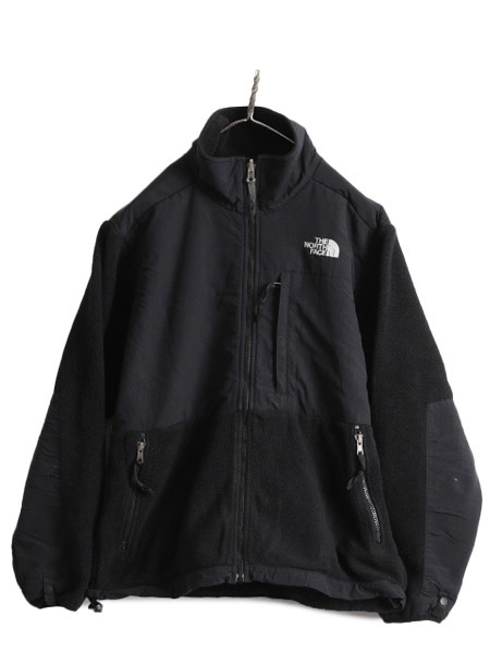 ノースフェイス デナリ ジャケット レディース M / The North Face DENALI アウトドア フリース ナイロン ジャンパー ブラック ブルゾン 黒_画像1