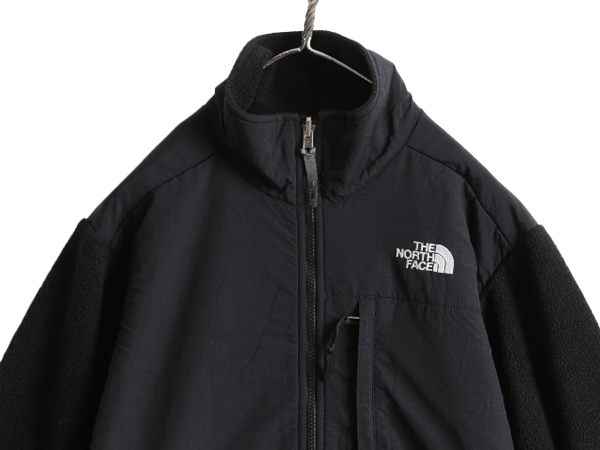 ノースフェイス デナリ ジャケット レディース M / The North Face DENALI アウトドア フリース ナイロン ジャンパー ブラック ブルゾン 黒_画像2