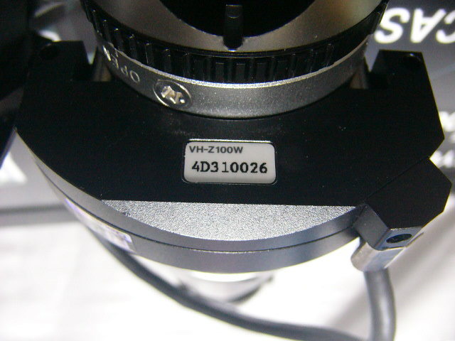 ☆未使用に近い☆ Keyence VH-Z100R+VH-Z100W+VHX-MountD ☆未使用に近い☆ Keyence VH-Z100R+VH-Z100W+VHX-MountD