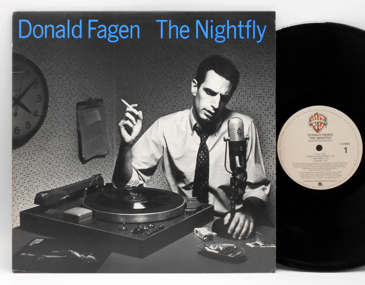☆良盤 US ORIG LP☆DONALD FAGEN/The Nightfly 1982年 初回横縞ラベル