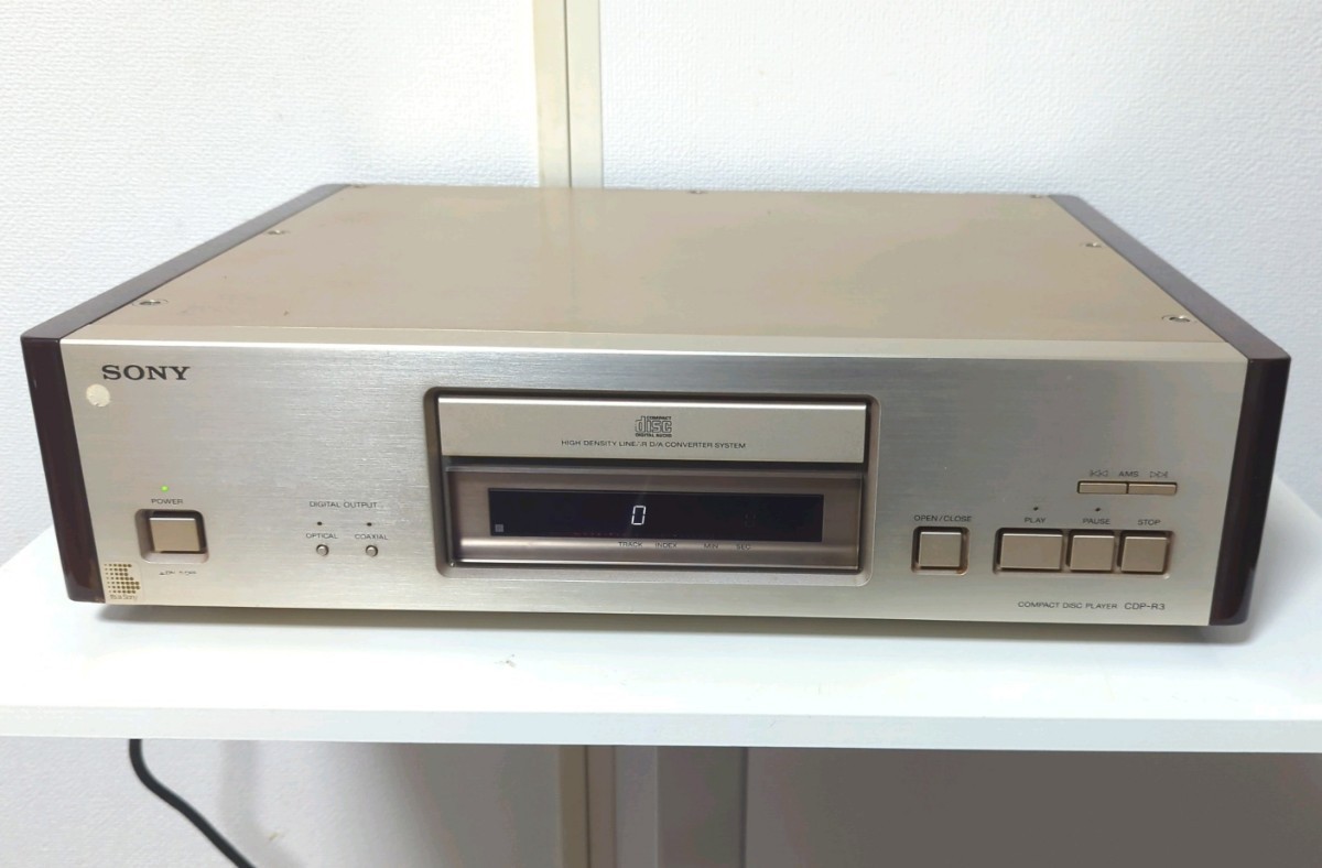 は自分にプチご褒美を 381Y SONY CDプレーヤー デッキ CDP-R3 ソニー