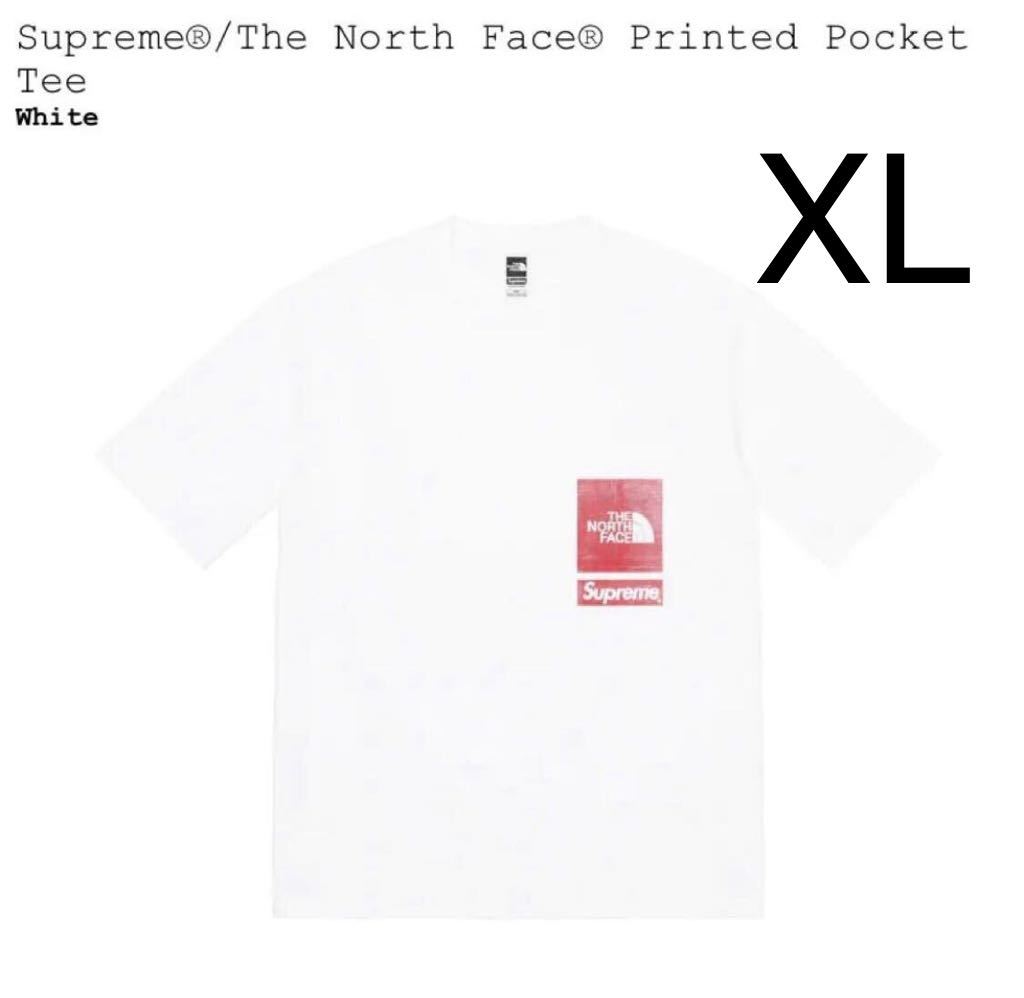 XLサイズ Supreme The North Face Printed Pocket Tee White